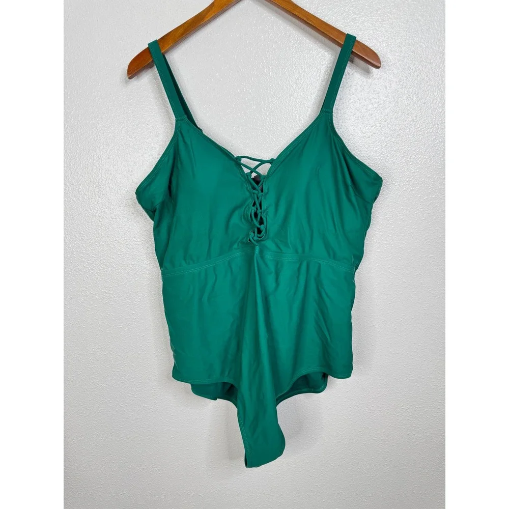 Torrid Green‎ One Piece Swimsuit Size 3X